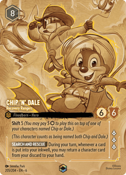 Chip 'n' Dale — Azurite Sea #205