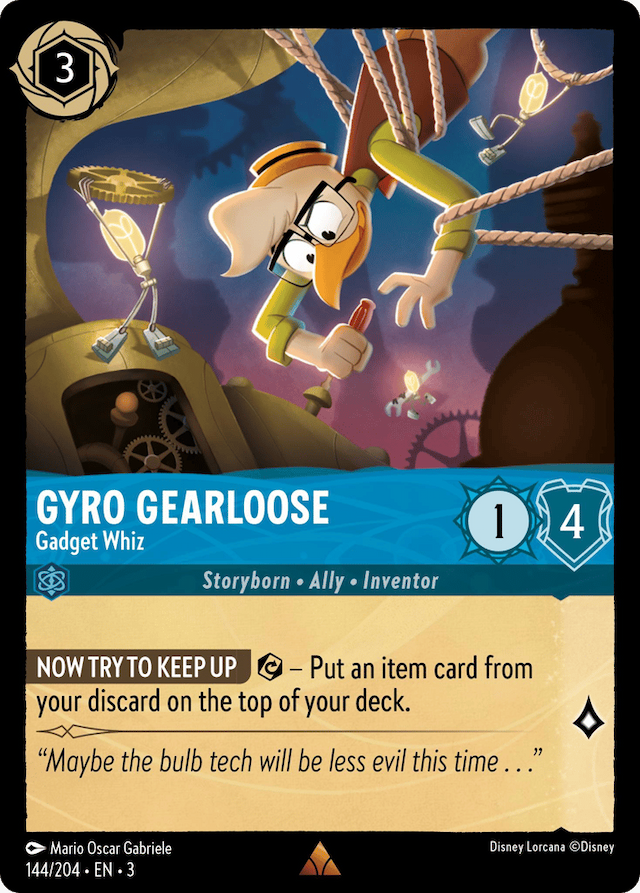 Gyro Gearloose — Into the Inklands #144