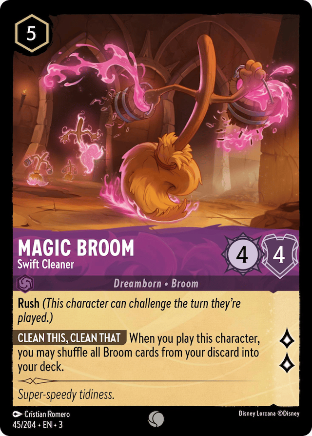 Magic Broom — Into the Inklands #45