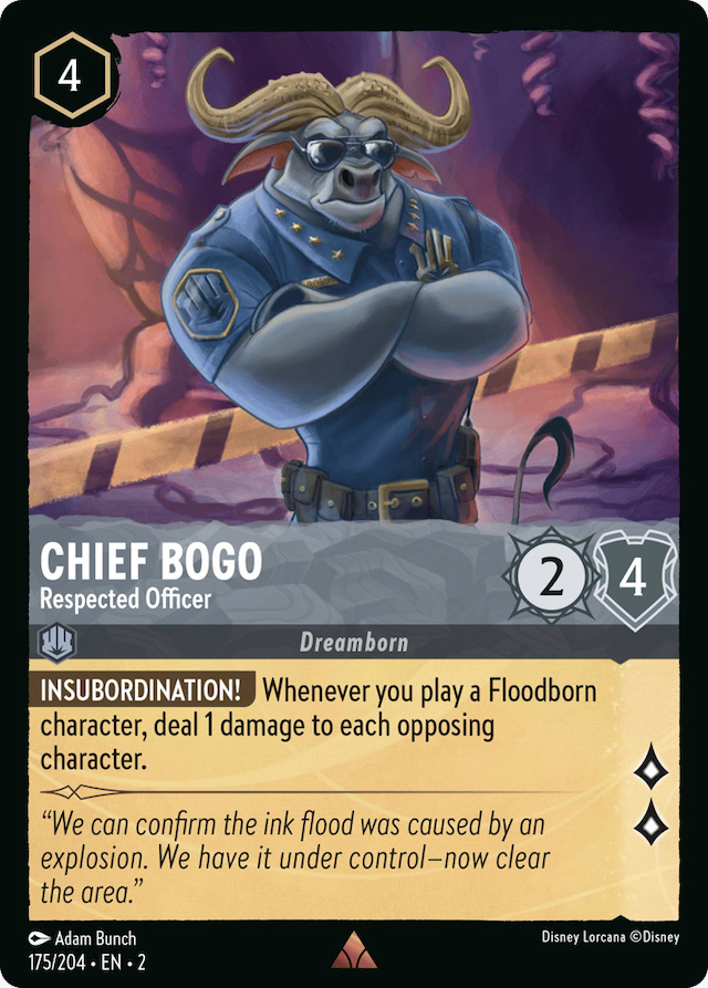Chief Bogo — Rise of the Floodborn #175