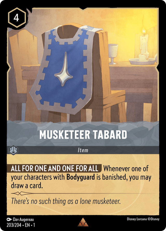 Musketeer Tabard — The First Chapter #203