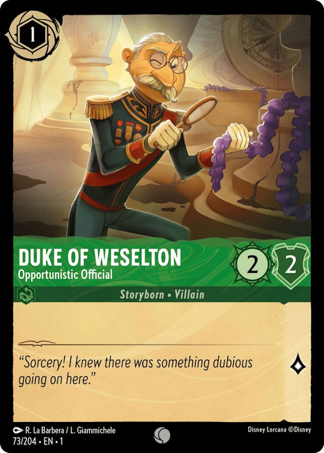 Duke of Weselton — The First Chapter #73