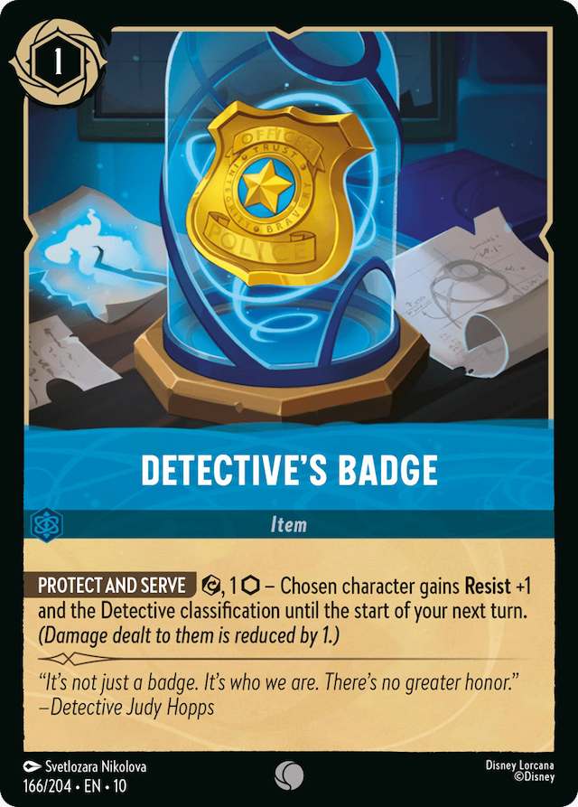 Detective's Badge — Whispers in the Well #166