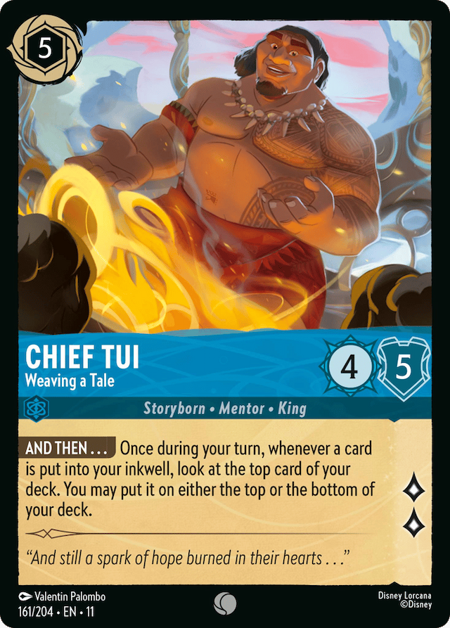 Chief Tui — Winterspell #161