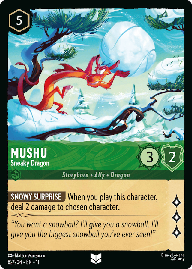 Mushu — Winterspell #82