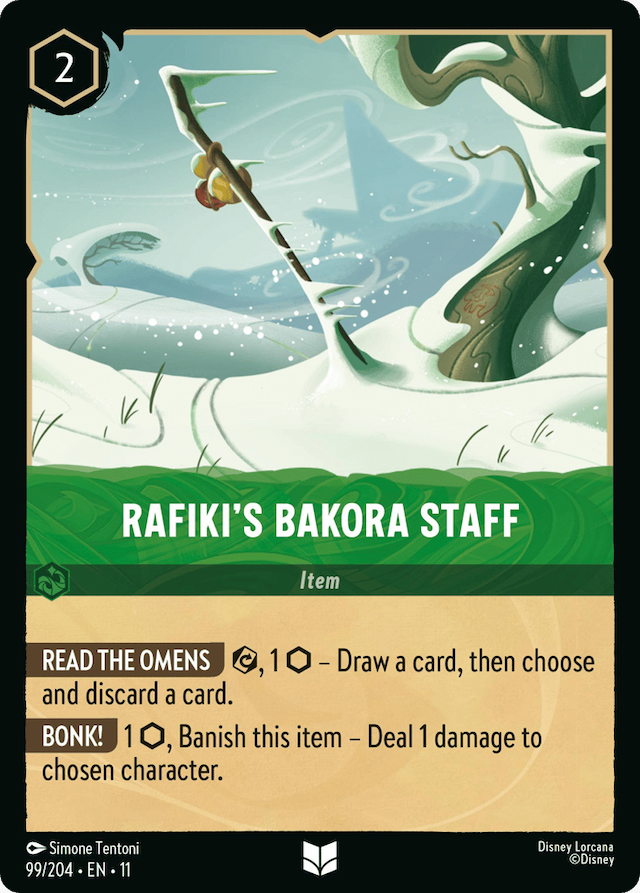 Rafiki's Bakora Staff — Winterspell #99