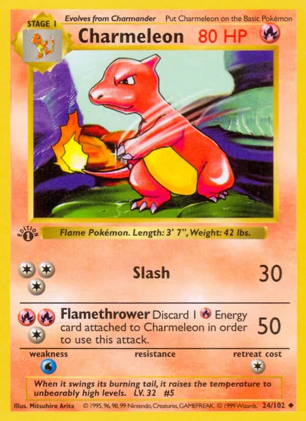 Charmeleon — Base Set #24