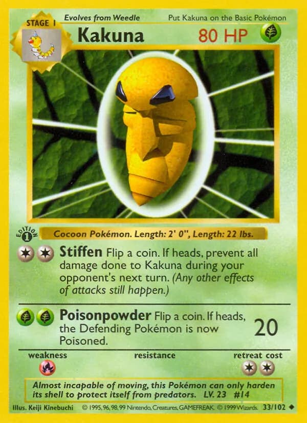 Kakuna — Base Set #33