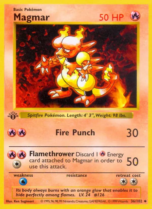 Magmar — Base Set #36