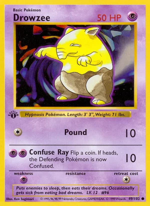 Drowzee — Base Set #49