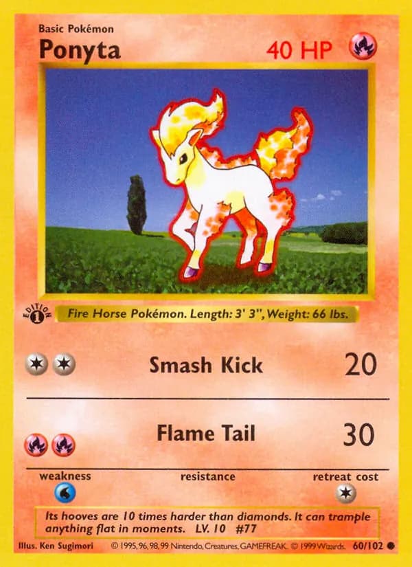 Ponyta — Base Set #60