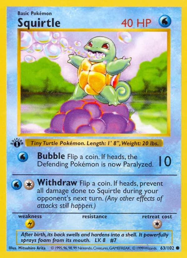 Squirtle — Base Set #63