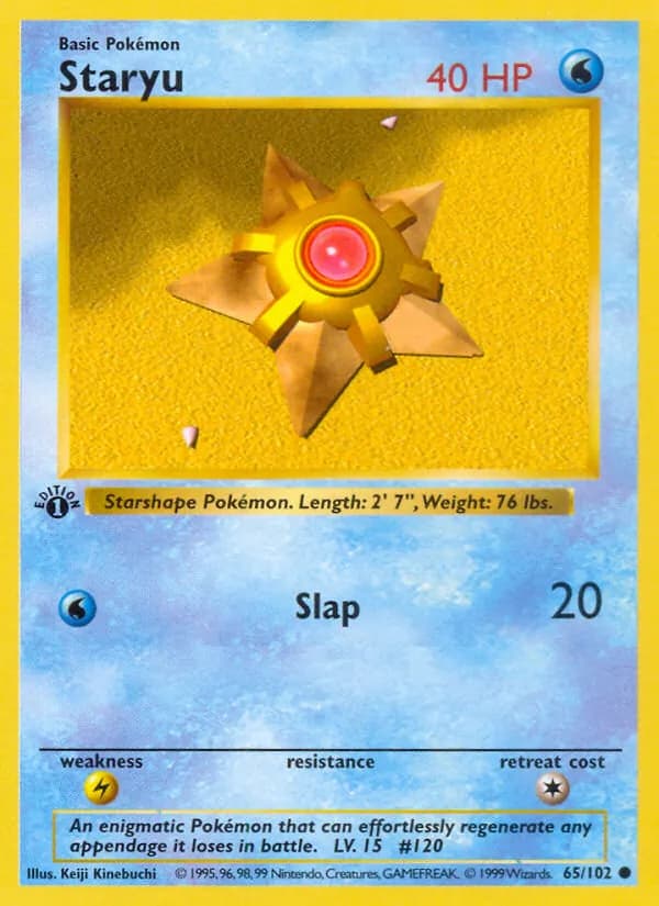 Staryu — Base Set #65