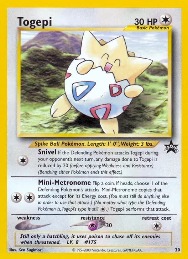 Togepi — Wizards Black Star Promos #30