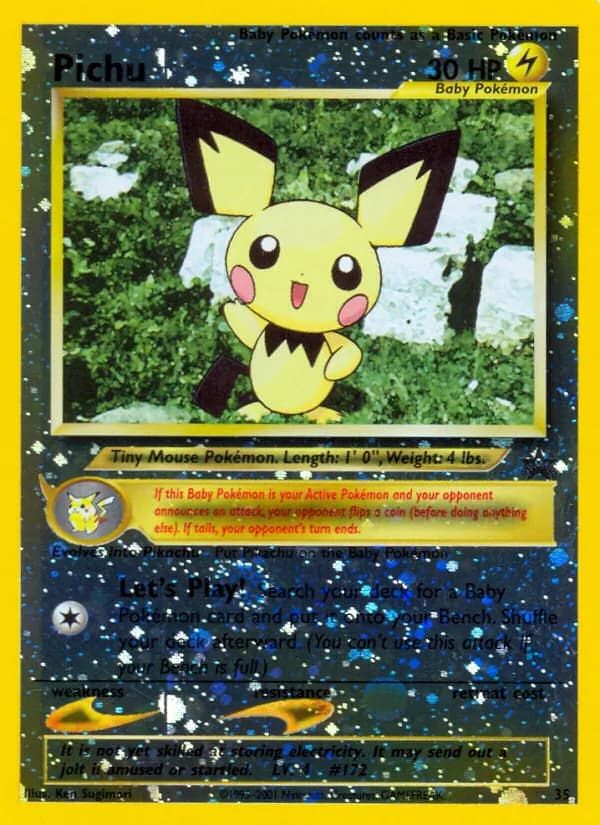 Pichu — Wizards Black Star Promos #35