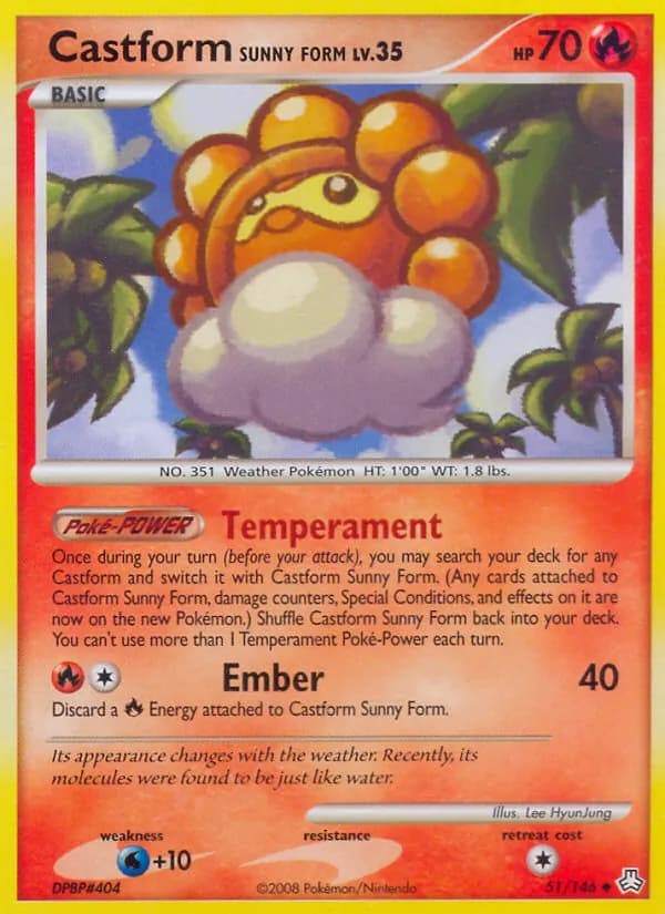 Castform Sunny Form — Despertar de las Leyendas #51