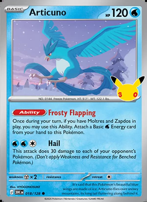Articuno — 30th Celebration #018
