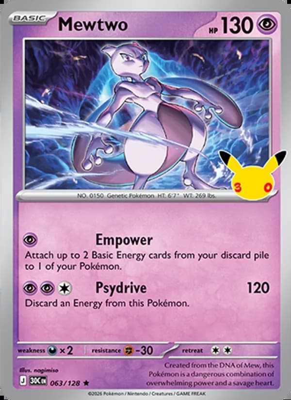 Mewtwo — 30th Celebration #063