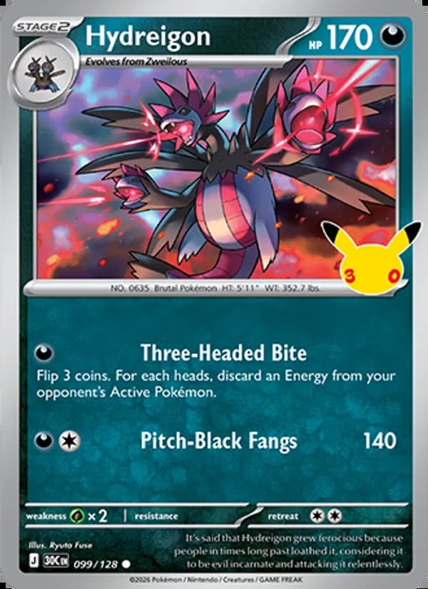 Hydreigon — 30th Celebration #099
