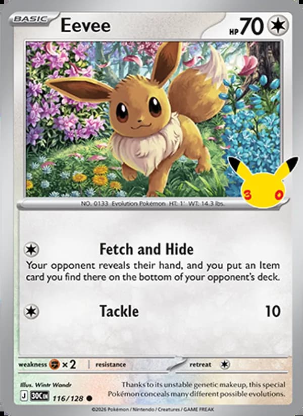 Eevee — 30th Celebration #116