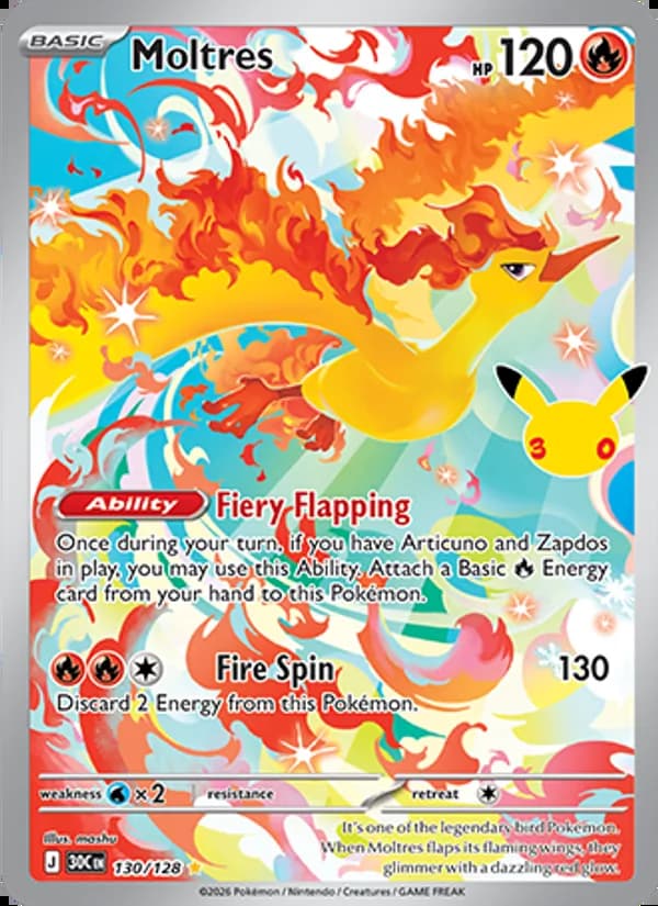 Moltres — 30th Celebration #130