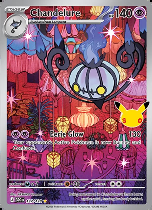 Chandelure — 30th Celebration #137