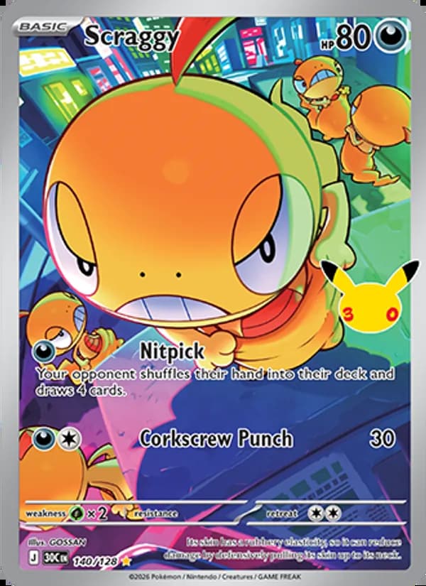 Scraggy — 30th Celebration #140
