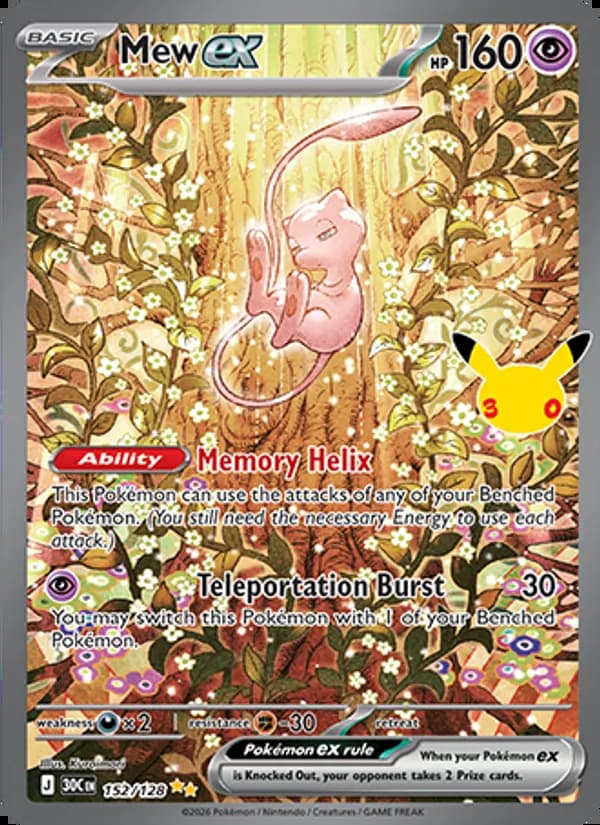 Mew ex — 30th Celebration #152