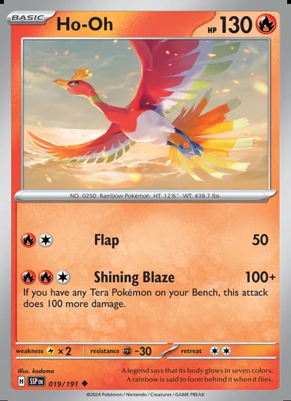 Ho-Oh — Surging Sparks #019