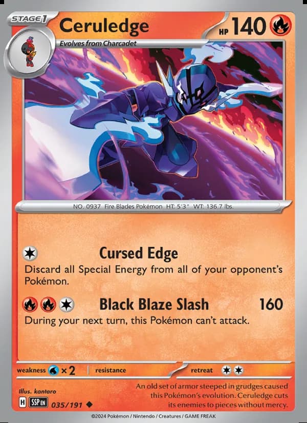 Ceruledge — Surging Sparks #035