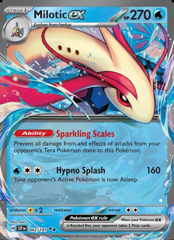 Milotic ex — Surging Sparks #042