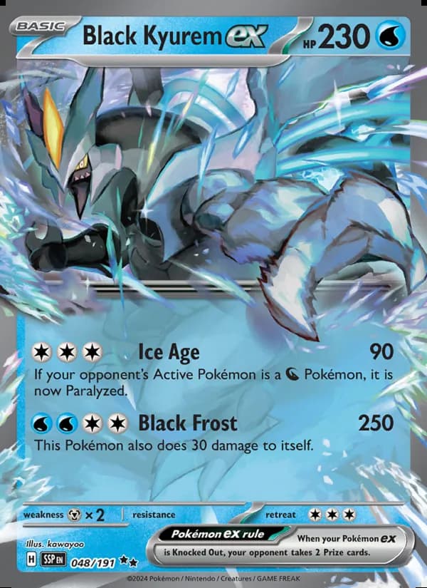 Kyurem Negro ex — Chispas Fulgurantes #048