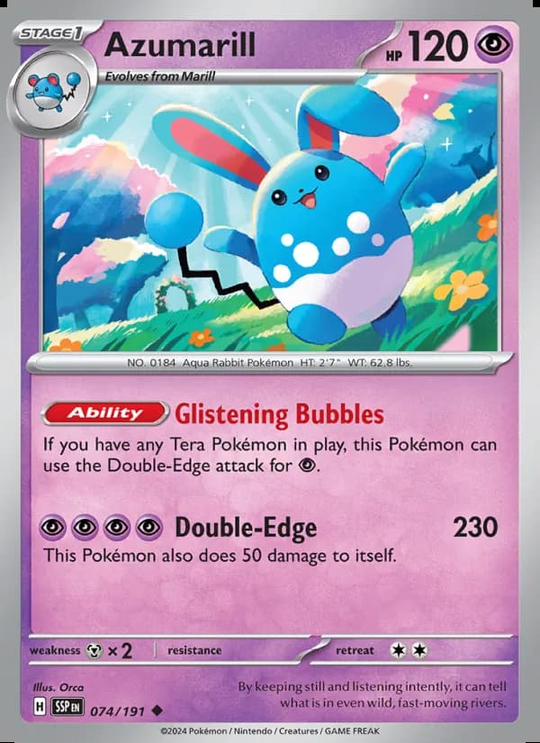 Azumarill — Surging Sparks #074
