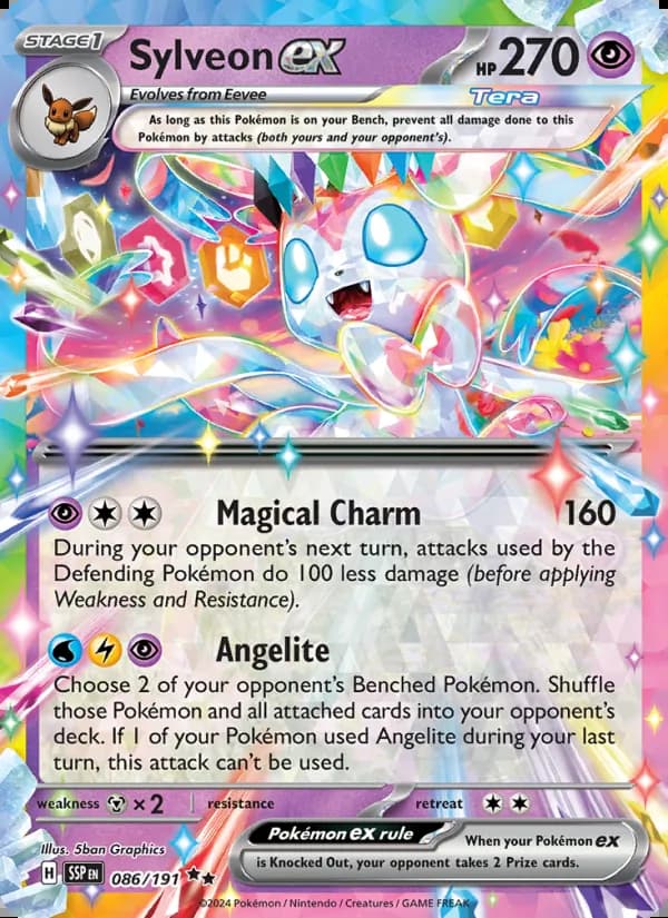 Sylveon ex — Chispas Fulgurantes #086