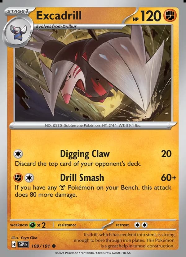 Excadrill — Surging Sparks #109
