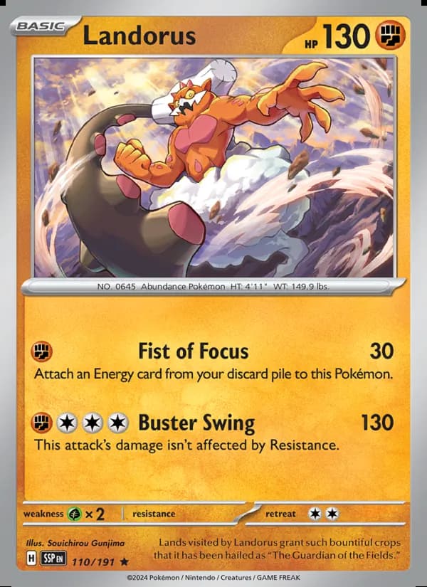 Landorus — Surging Sparks #110