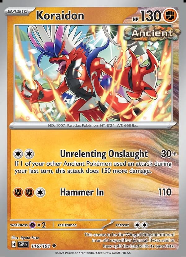 Koraidon — Surging Sparks #116
