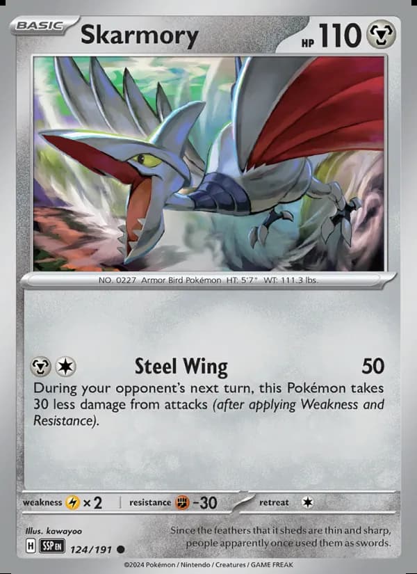 Skarmory — Surging Sparks #124
