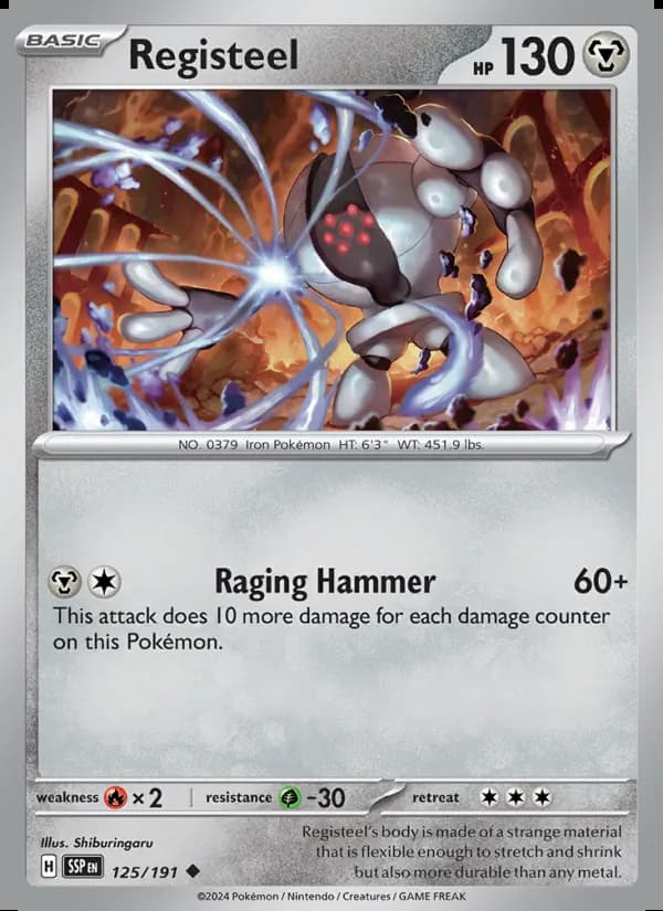 Registeel — Surging Sparks #125