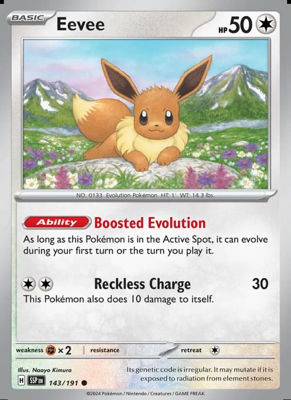 Eevee — Surging Sparks #143