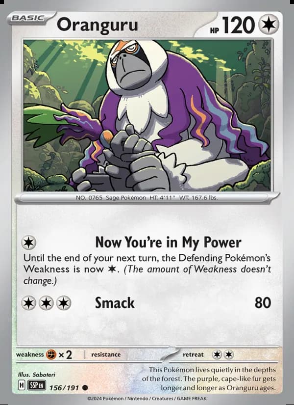 Oranguru — Surging Sparks #156