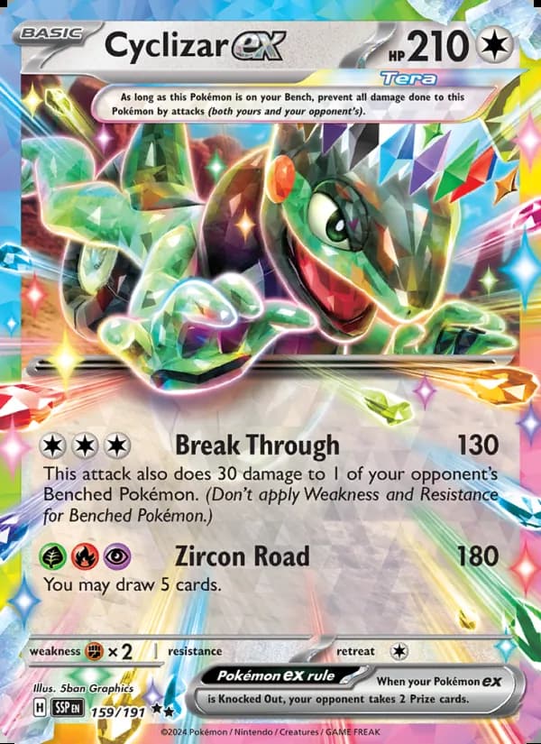 Cyclizar ex — Surging Sparks #159