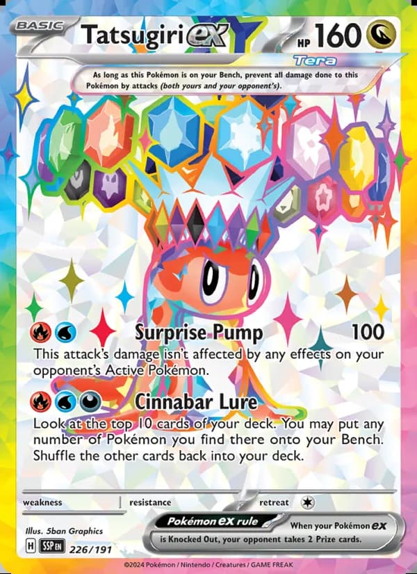Tatsugiri ex — Chispas Fulgurantes #226