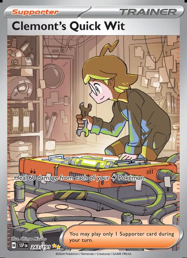 Clemont's Quick Wit — Surging Sparks #243