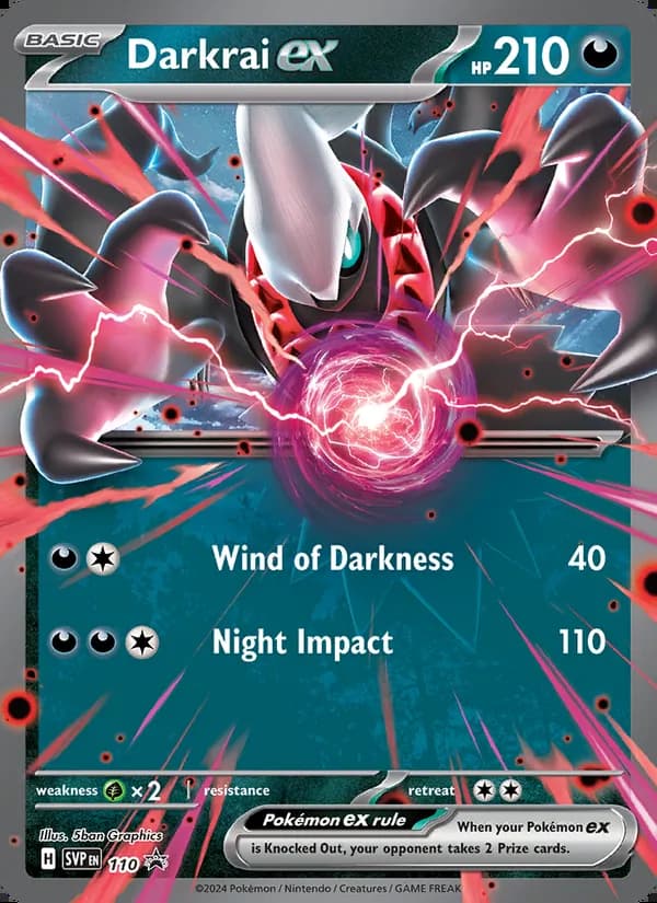 Darkrai ex — SVP Black Star Promos #110