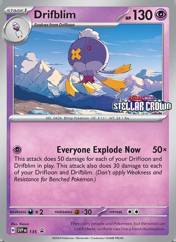 Drifblim — SVP Black Star Promos #135