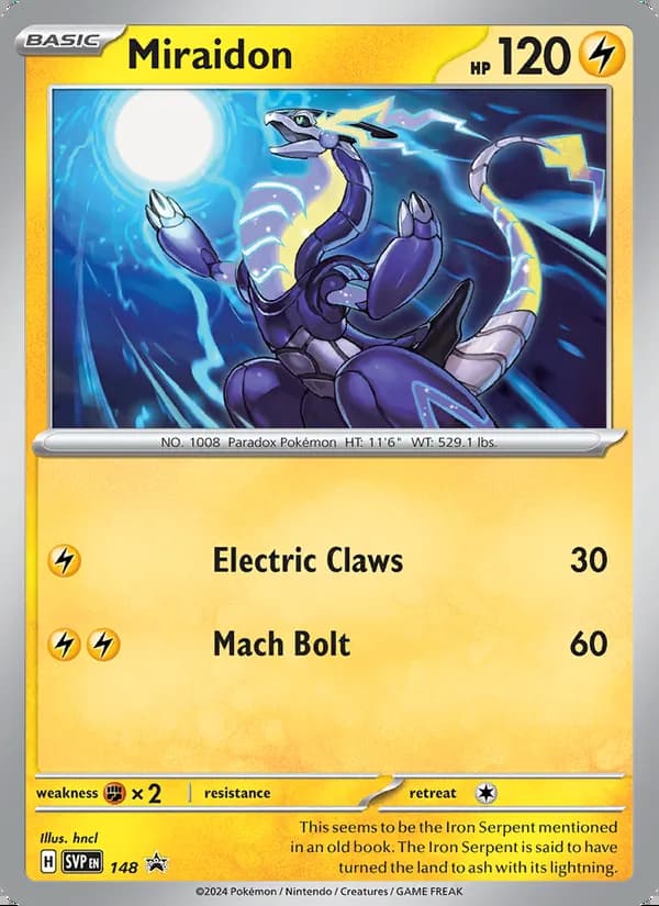 Miraidon — SVP Black Star Promos #148