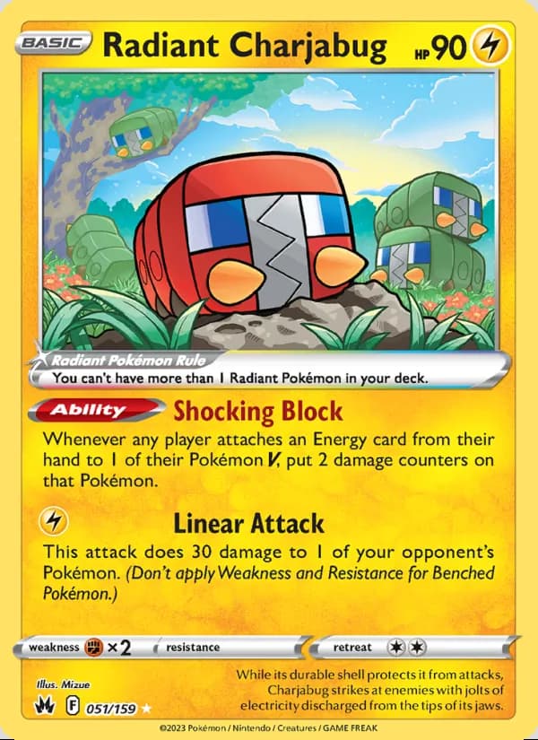 Radiant Charjabug — Crown Zenith #051