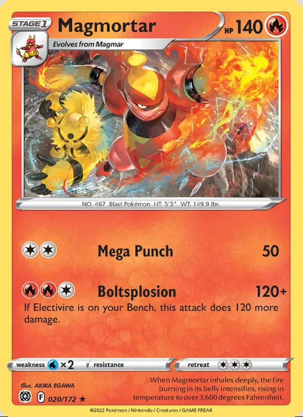 Magmortar — Astros Brillantes #020