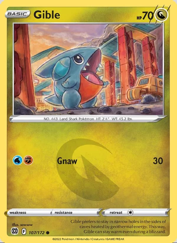 Gible — Brilliant Stars #107